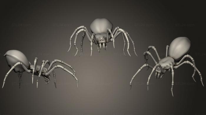 Animal figurines (Spider, STKJ_1796) 3D models for cnc